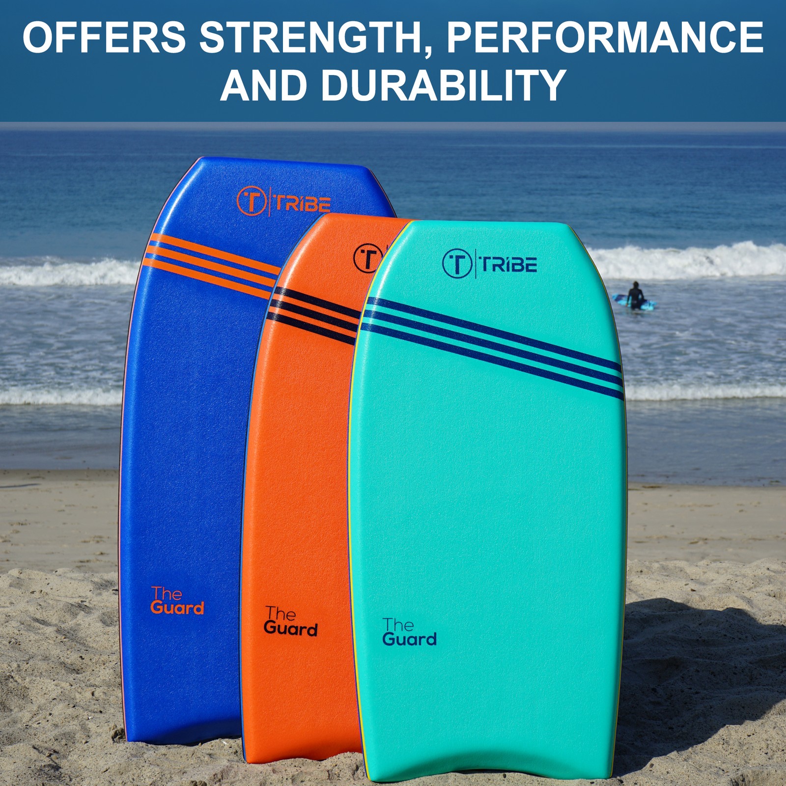 Tribe Guard 2.0 Bodyboard-45 / Dark Blue/Dark Blue/White