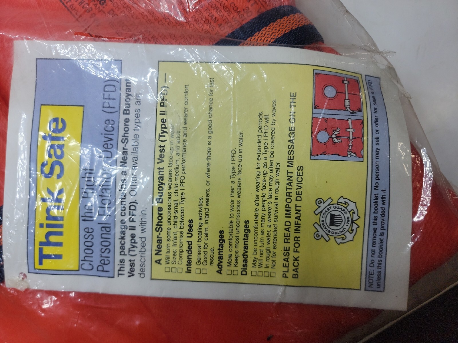 Adult’s Kent Buoyant Life Vests Over 90 lbs , TYPE 2-P.F.D- Made In USA.