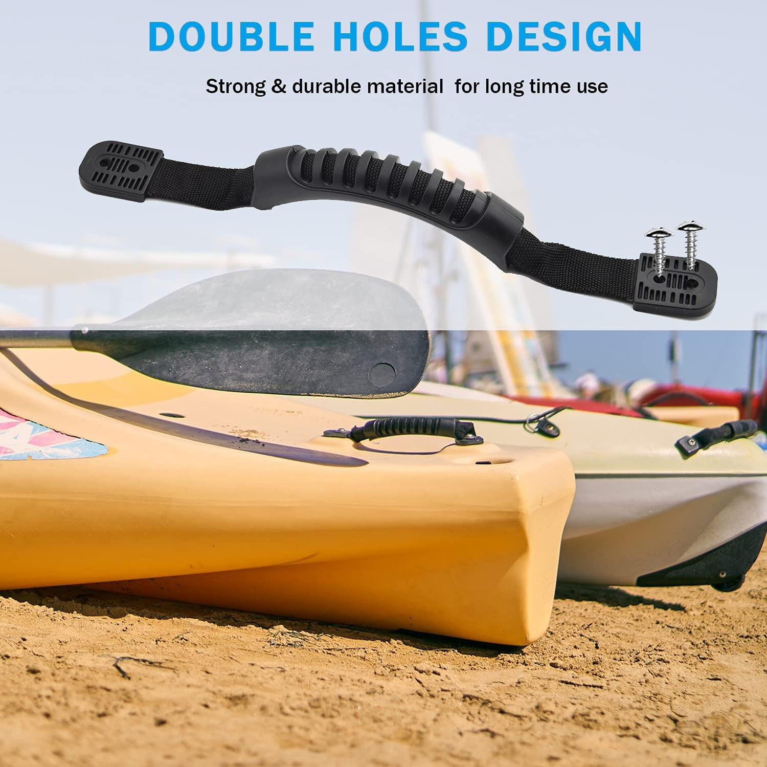 Kayak Carry Handle Rigging Kit -Kayak Canoe Carry Handles, 15 FT 6Mm Elastic