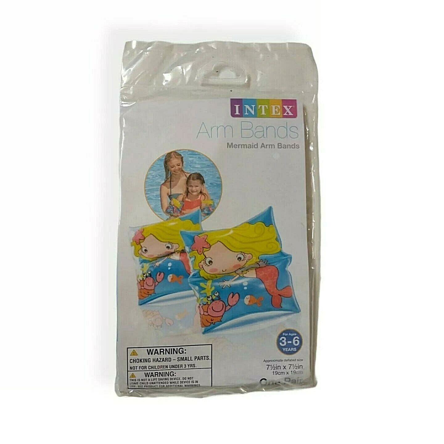 9 Intex Inflatable Summer Pool Mermaid Swimming Arm Bands Childs Ages 3-6 Yrs