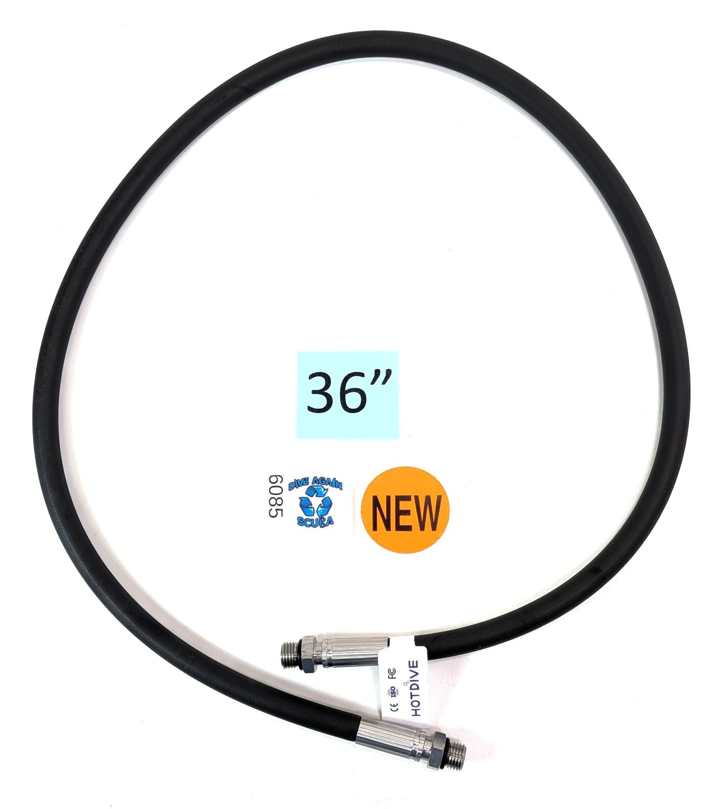 36″ Male to Male Transfer, Fill Whip High Pressure HP Hose Scuba Dive 7/16″ 91cm