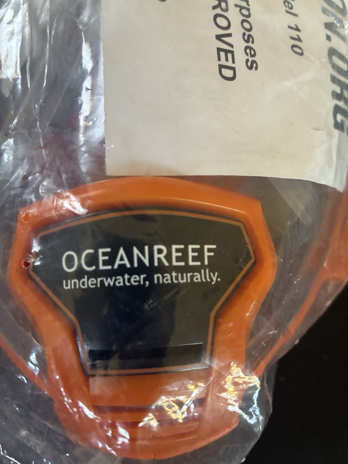 New Ocean Reef Aria QR+ Snorkel Mask Kit Model 110 Size M/L Medical Face Shield
