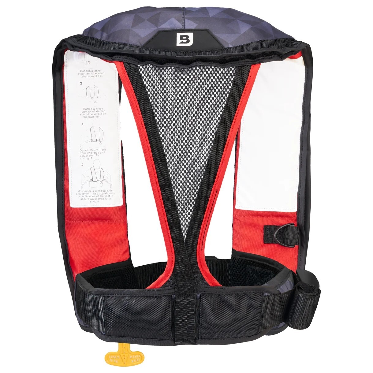 Bluestorm Atmos 40 Inflatable AUTOMATIC Life Jacket USCG Type 2 PFD, Nitro Red