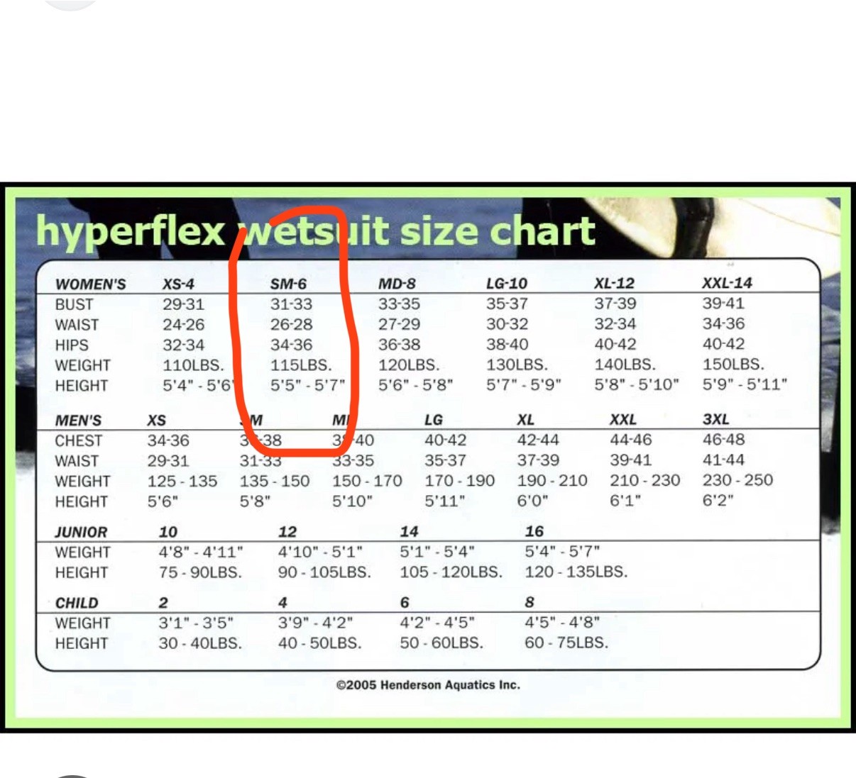 HyperFlex 6/5mm Cryo Women’s Hooded Full Wetsuit 6 Tall