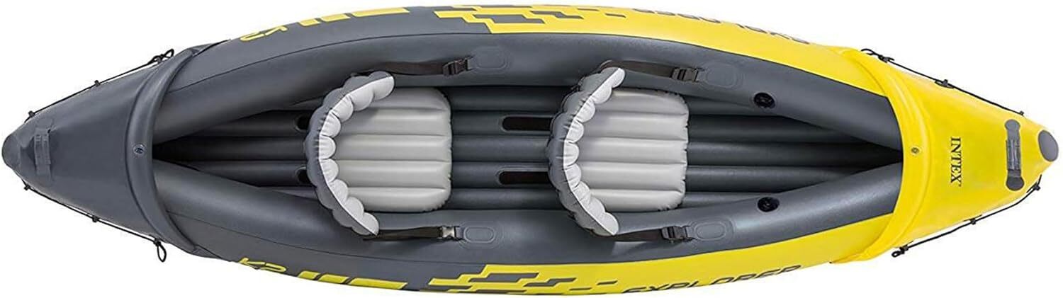 Intex 68307EP K2 Inflatable Kayak 2Person 400lb Capacity w/ Aluminum Oars & Pump
