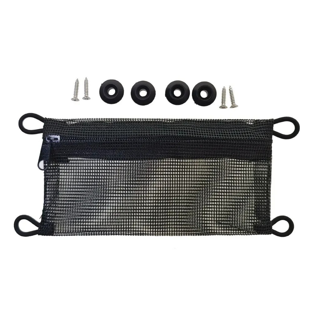 Kayak Mesh Storage Bag Boat Organizer Tackle Holder Side Pouch Fishing Bag