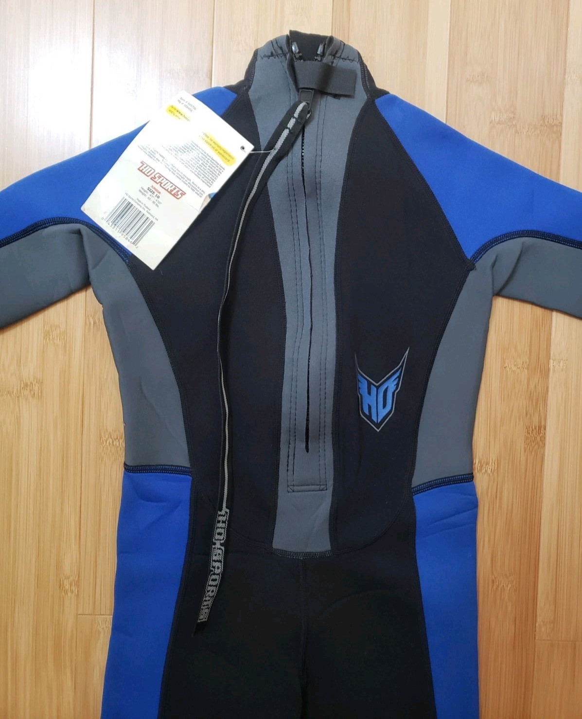 HO Sports Aqua Seal Unisex KIDS Boys / Girls Shorty Wetsuit Junior Size 10 NWT