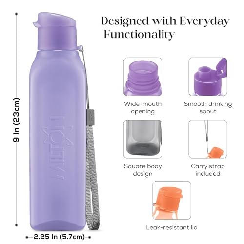 Bulk Water Bottles Set of 16 –17oz Multicolor Sports Bottles for 16 pack combo