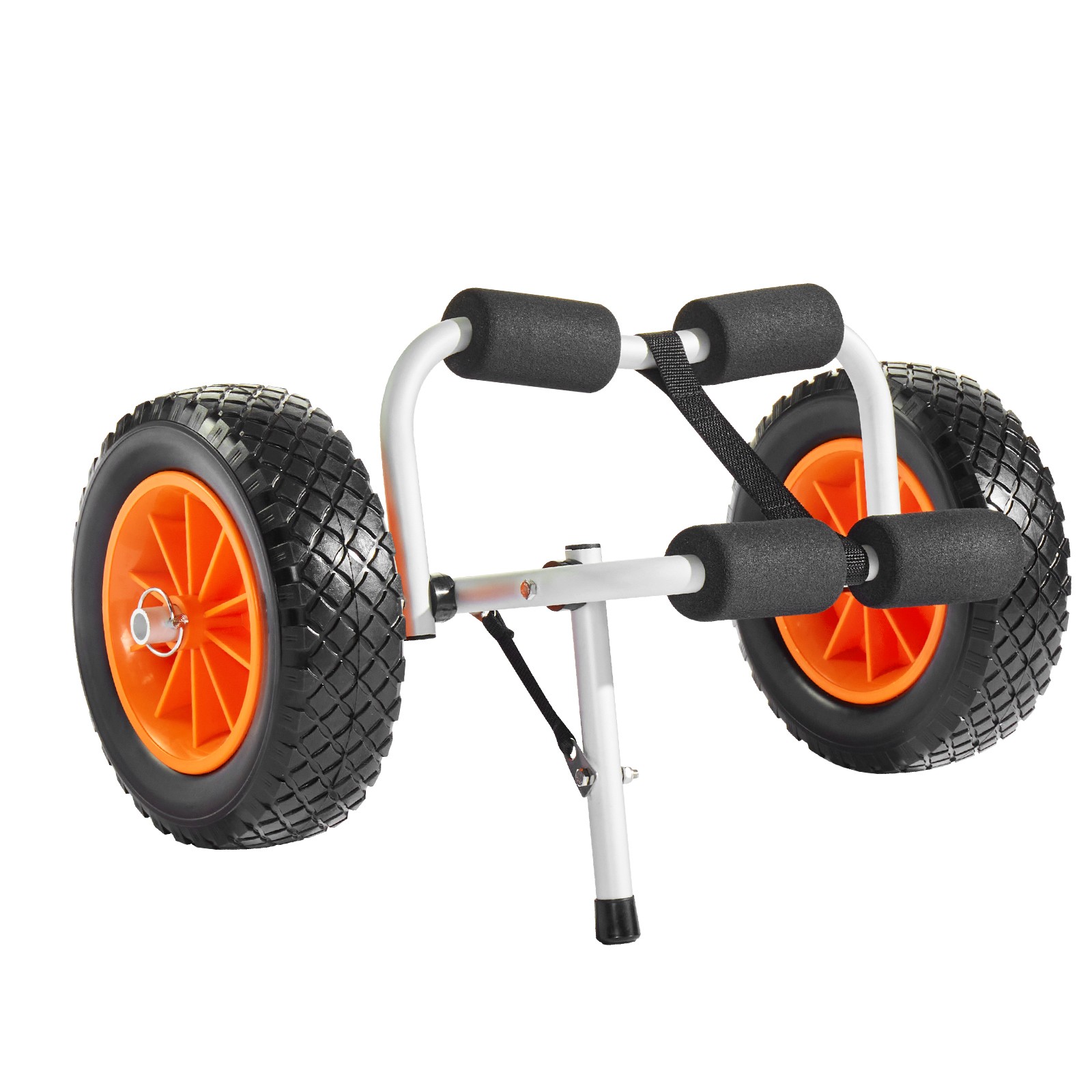 VEVOR Kayak Cart 200 lbs Foldable Canoe Carrierwith 10-inch Solid Rubber Tires