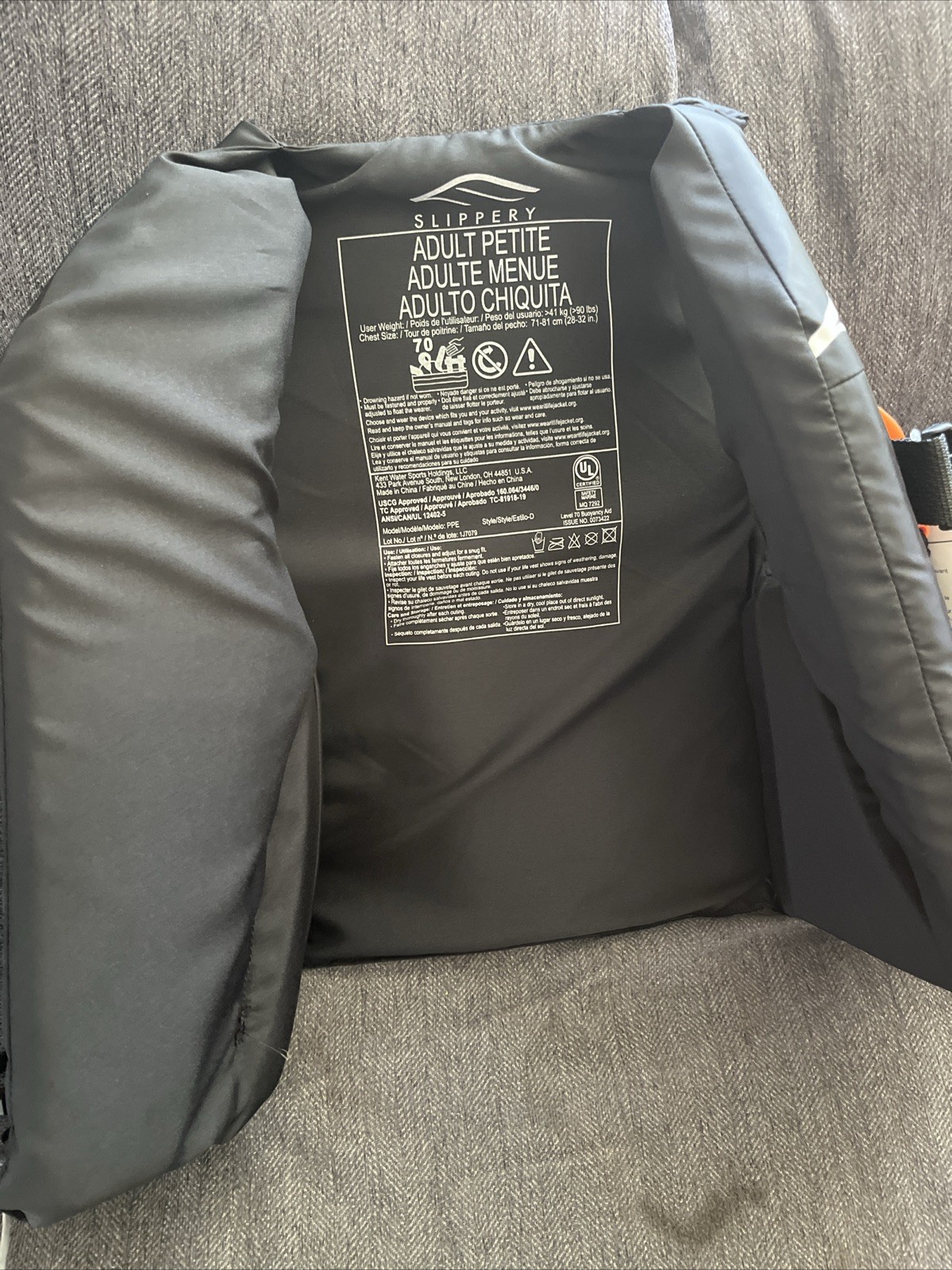 Slippery Hydro Nylon Vests XS Black