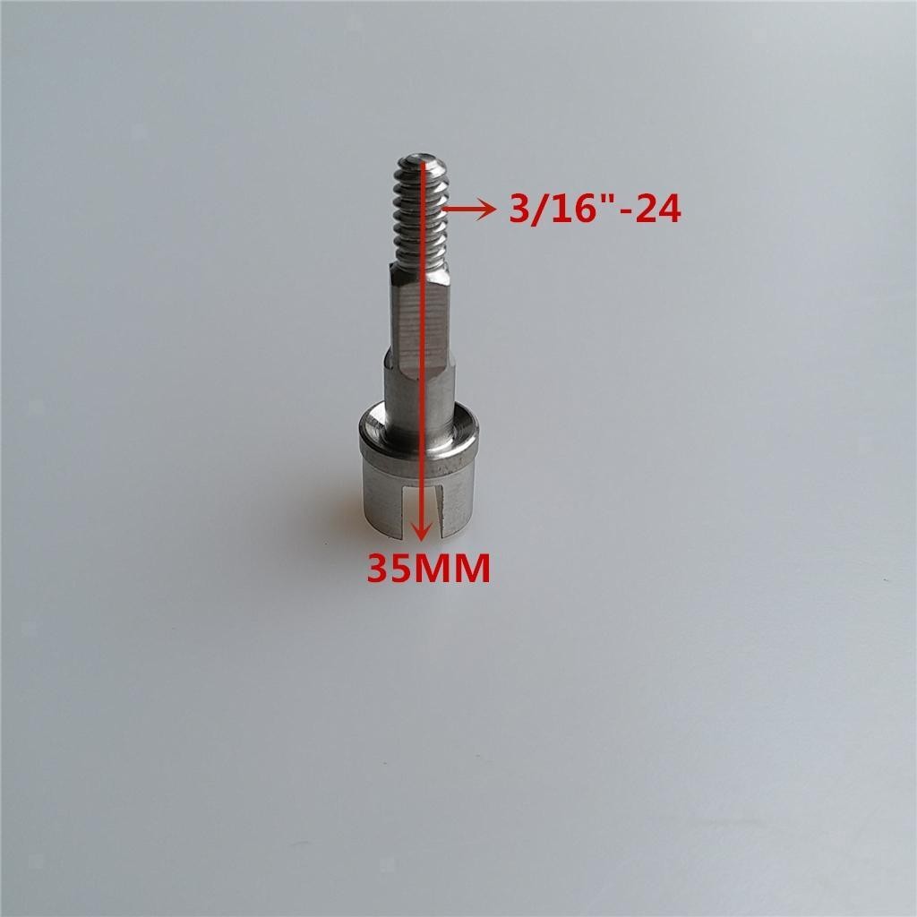 Stainless Steel Scuba Dive Tank Valve Spindle/Stem Rubber