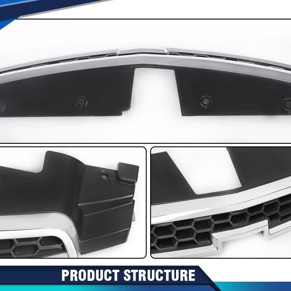 Front Bumper Upper & Lower Grille Pair Fit Chevy Cruze 2011-2014 | Front Bumper