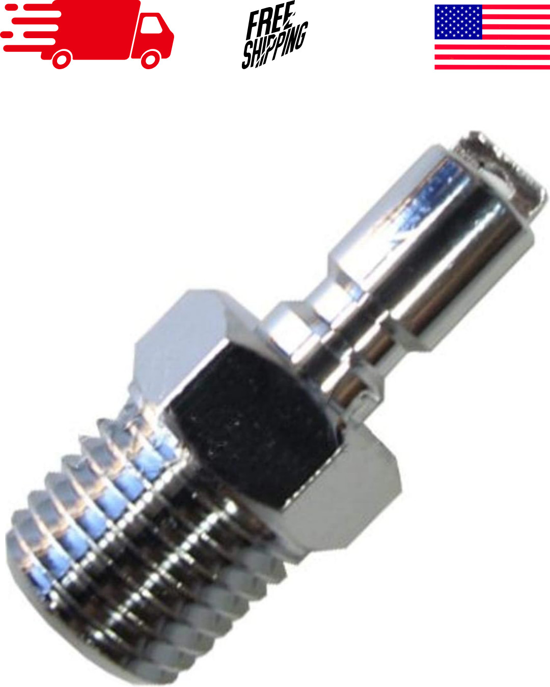 Scuba Diving BCD Adapter Standard Male BC to 1/4 NPT Stainless Steel Fitting