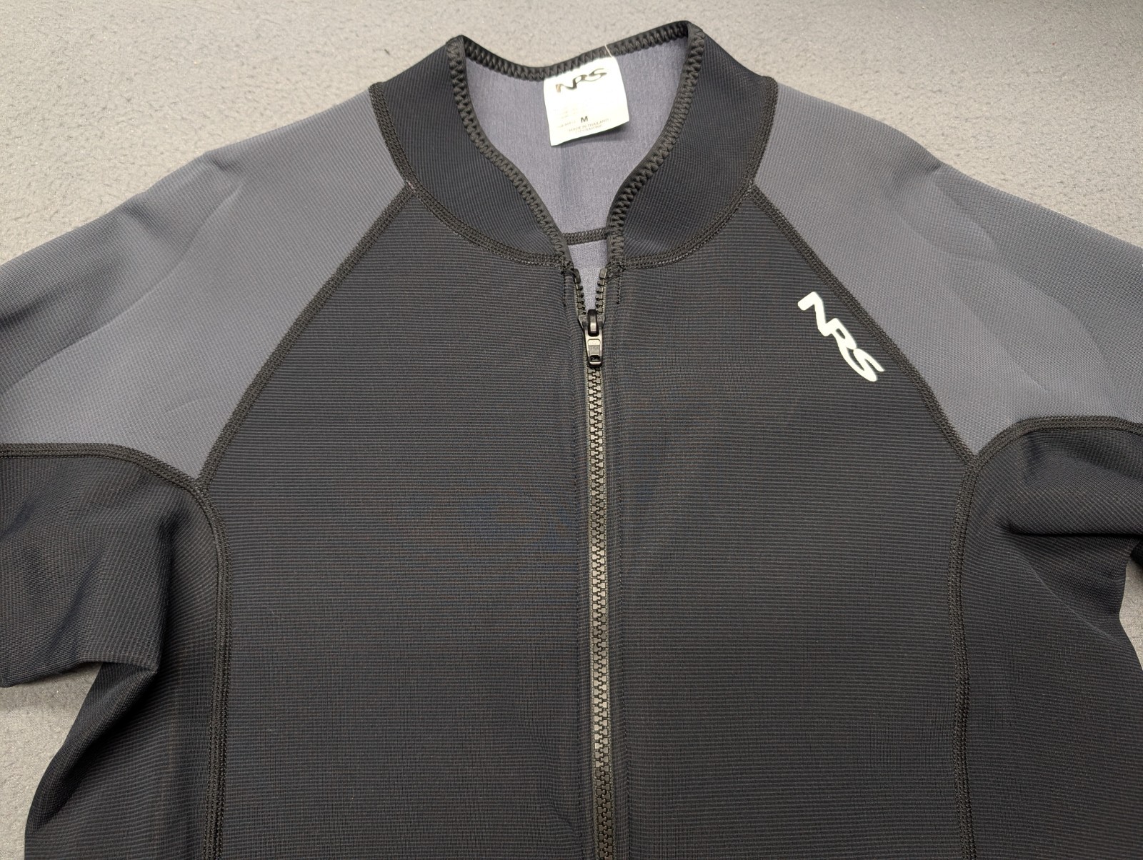 NRS Men’s Hydroskin 1.5 Neoprene Paddling Jacket Size Medium Cold Water Kayak