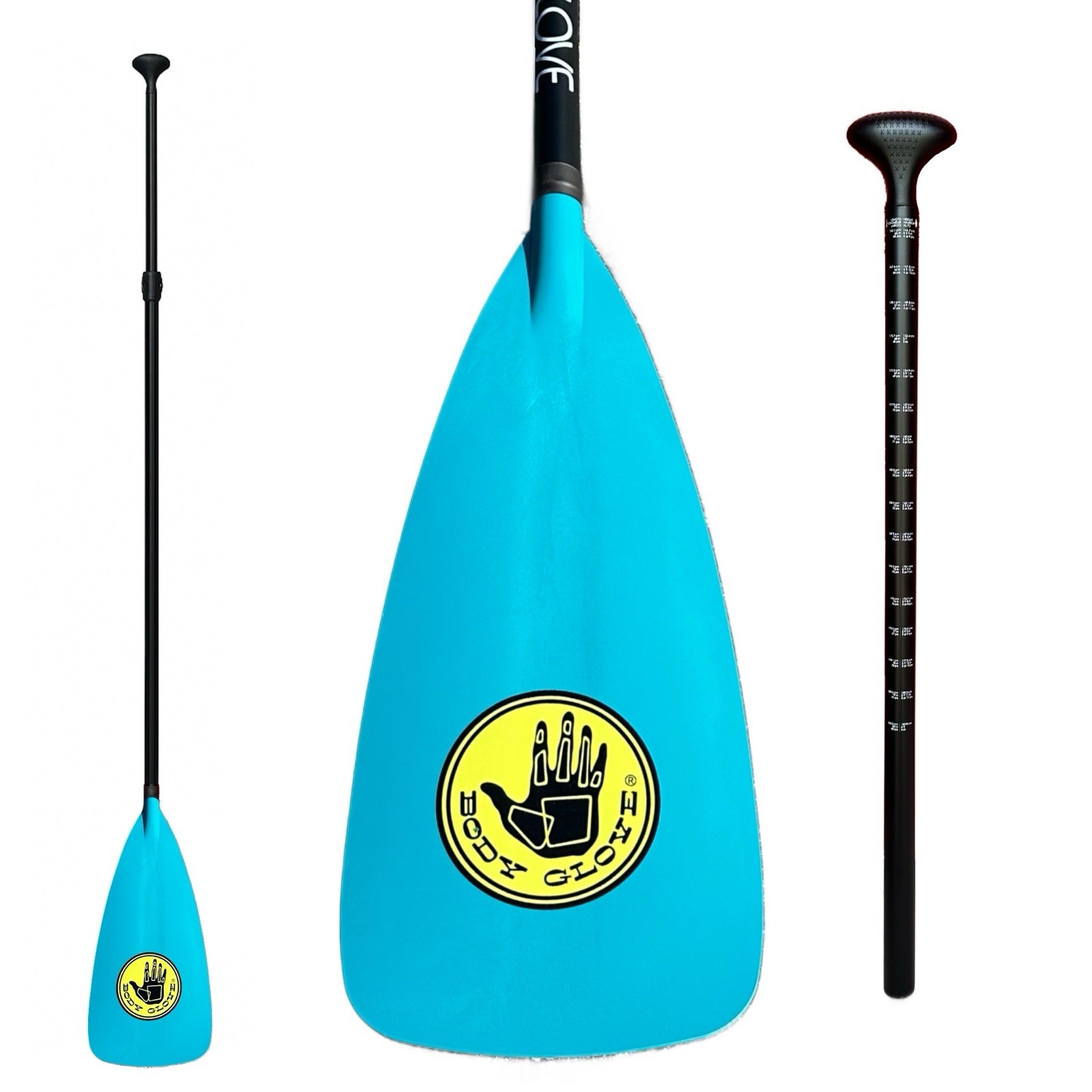 Body Glove Adjustable SUP Paddle For Paddle Board, 3 Piece, Lightweight Aluminum