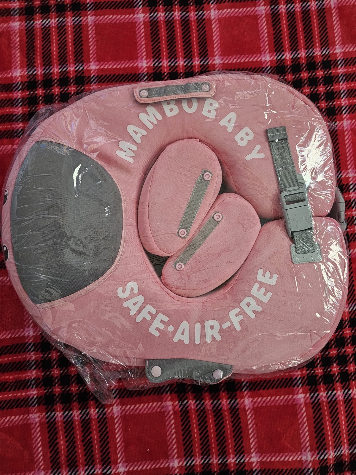 Mambobaby Air Free Waist Baby Float 5 Pink Safe Air-Free Toddler Swim B505