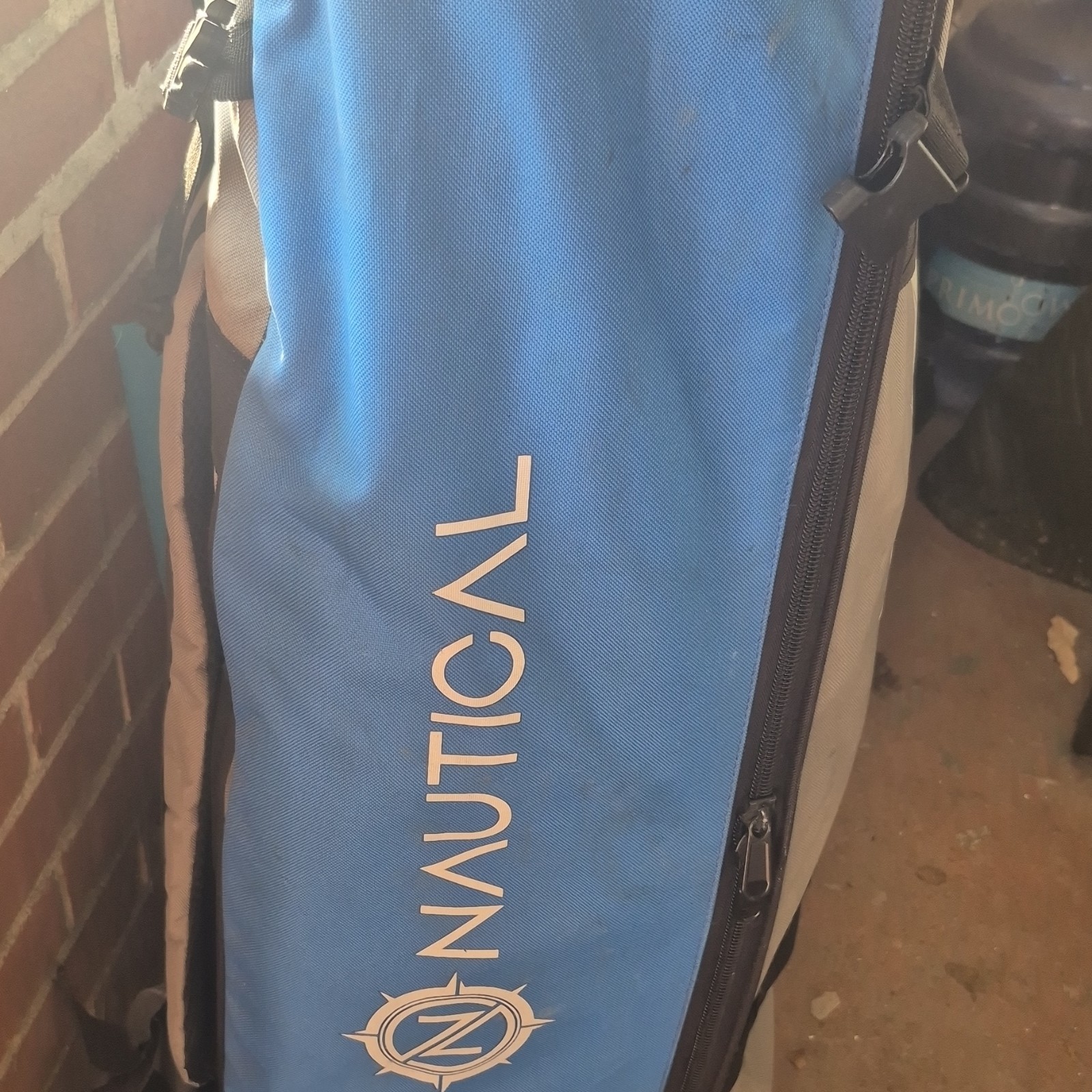 Nautical Stand Up Paddleboard Travel & Storage Bag Blue/Gray