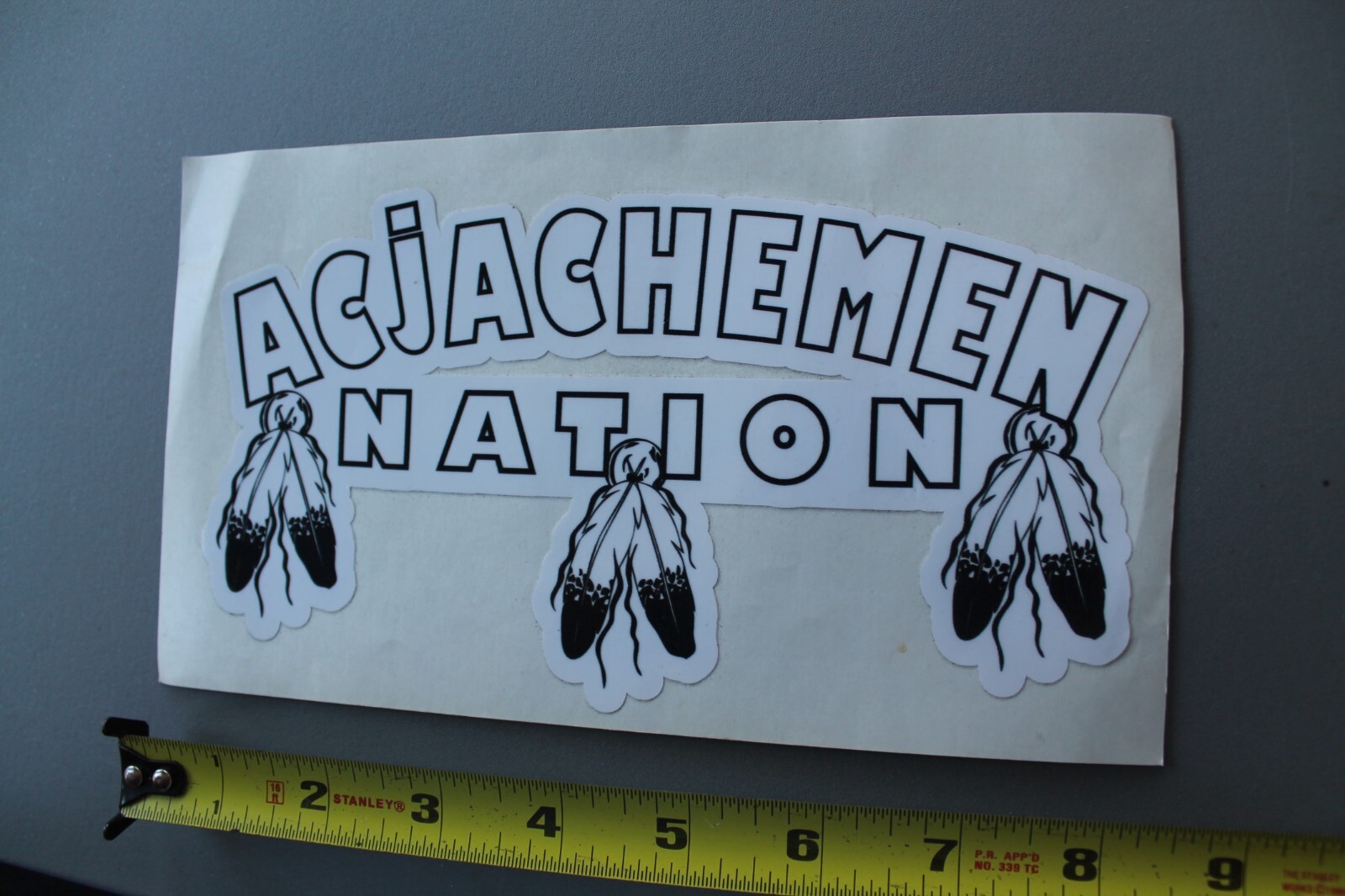 Acjachemen Nation Native American Indian Feather OG V69C Vintage Surfing STICKER
