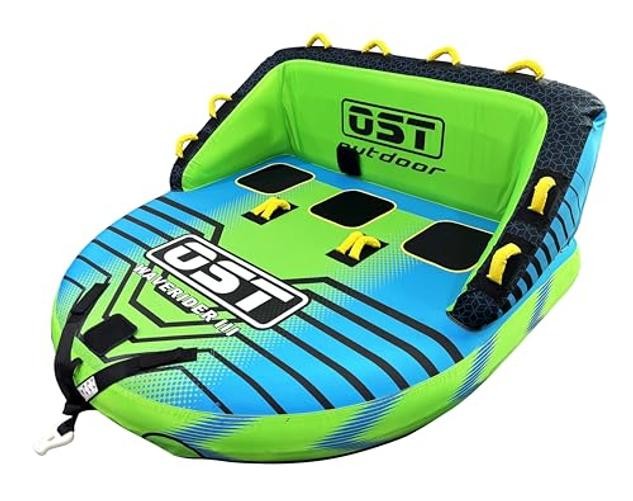 2-4 Person Towable Tubes for Boating, Sofa Style Boat Tube, Water Waverider 3P