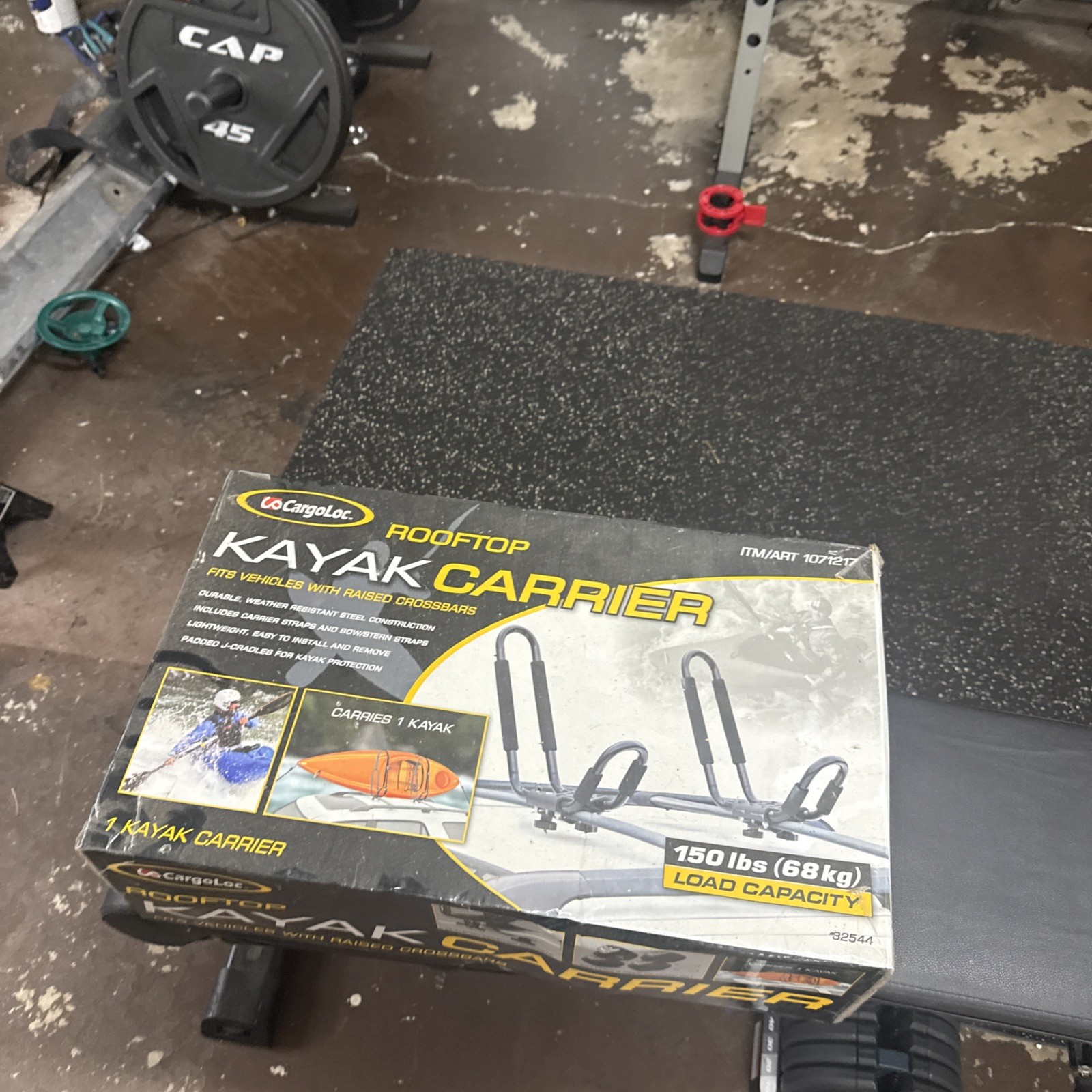 Cargoloc Rooftop Kayak Carrier ART 1071217 NIB