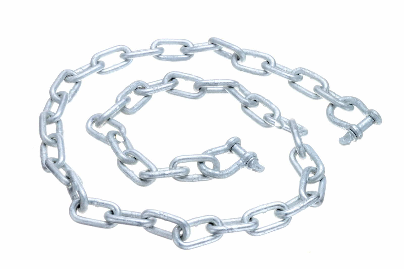 Seachoice 44121 Galvanized ¼” x 4 Anchor Lead Chain with (2) 5/16″ Galvanize…