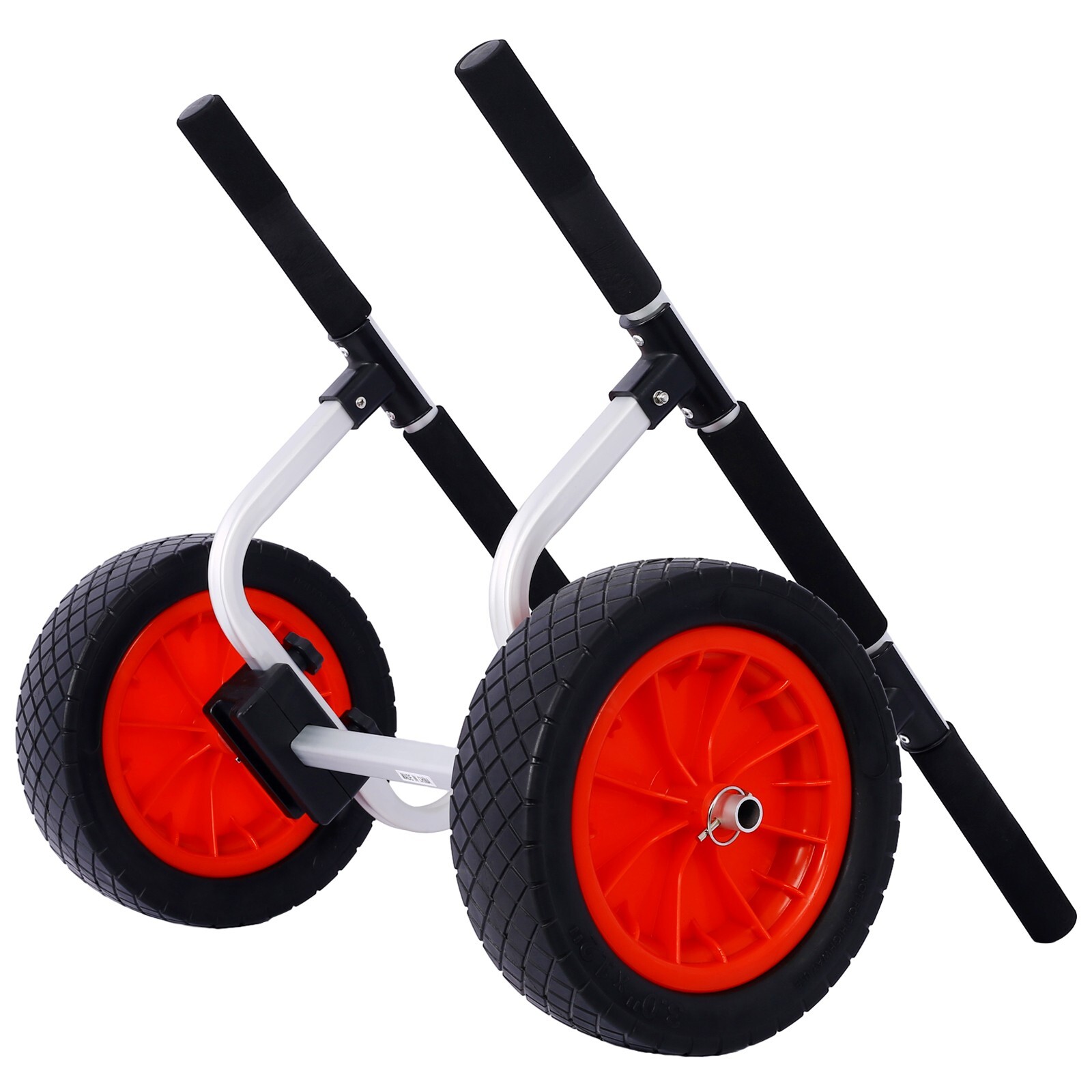 Adjustable Kayak Cart Canoe Boat Carrier 300lbs Load with 12” Airless Wheels