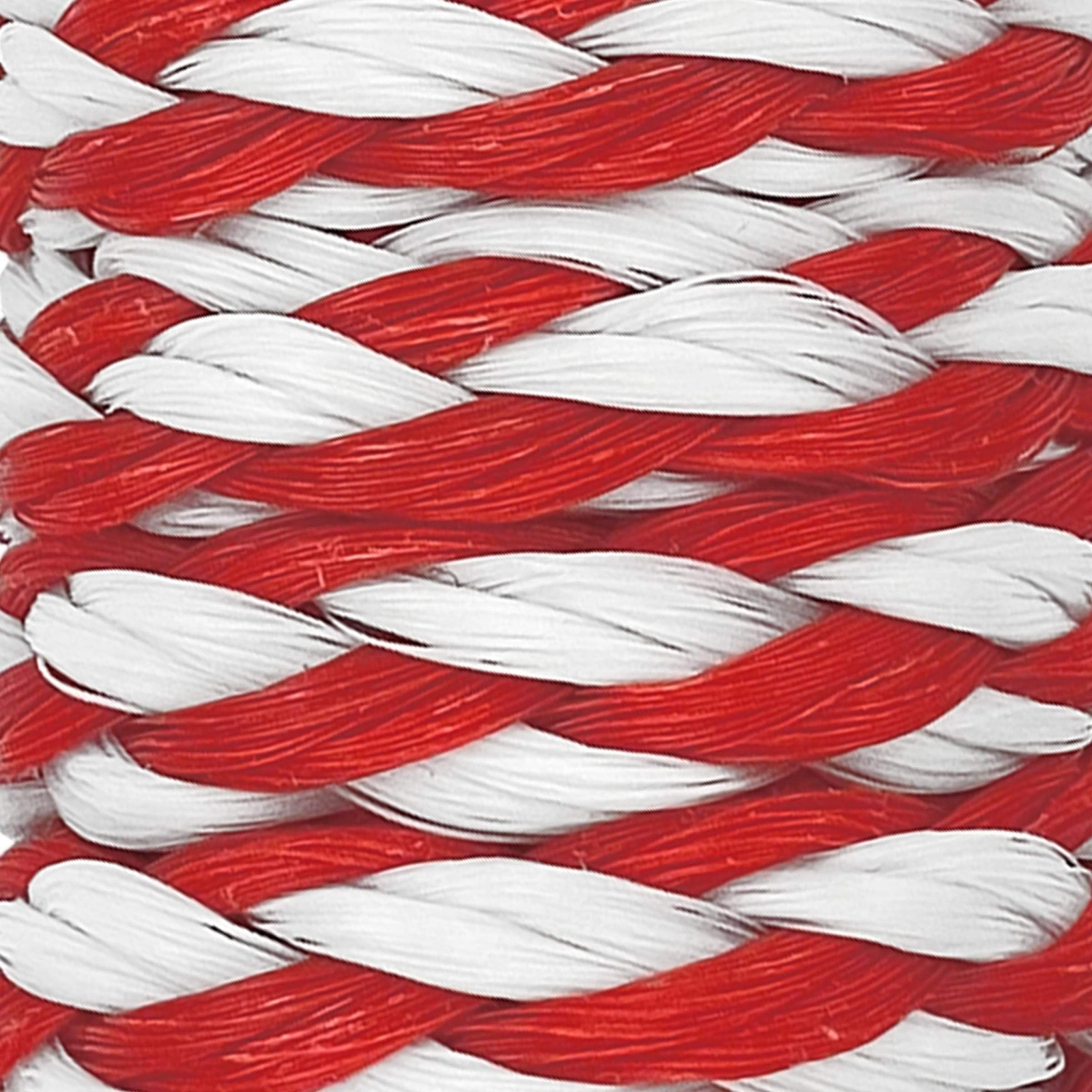 Hollow Braid Polypropylene Utility Line – Red/White