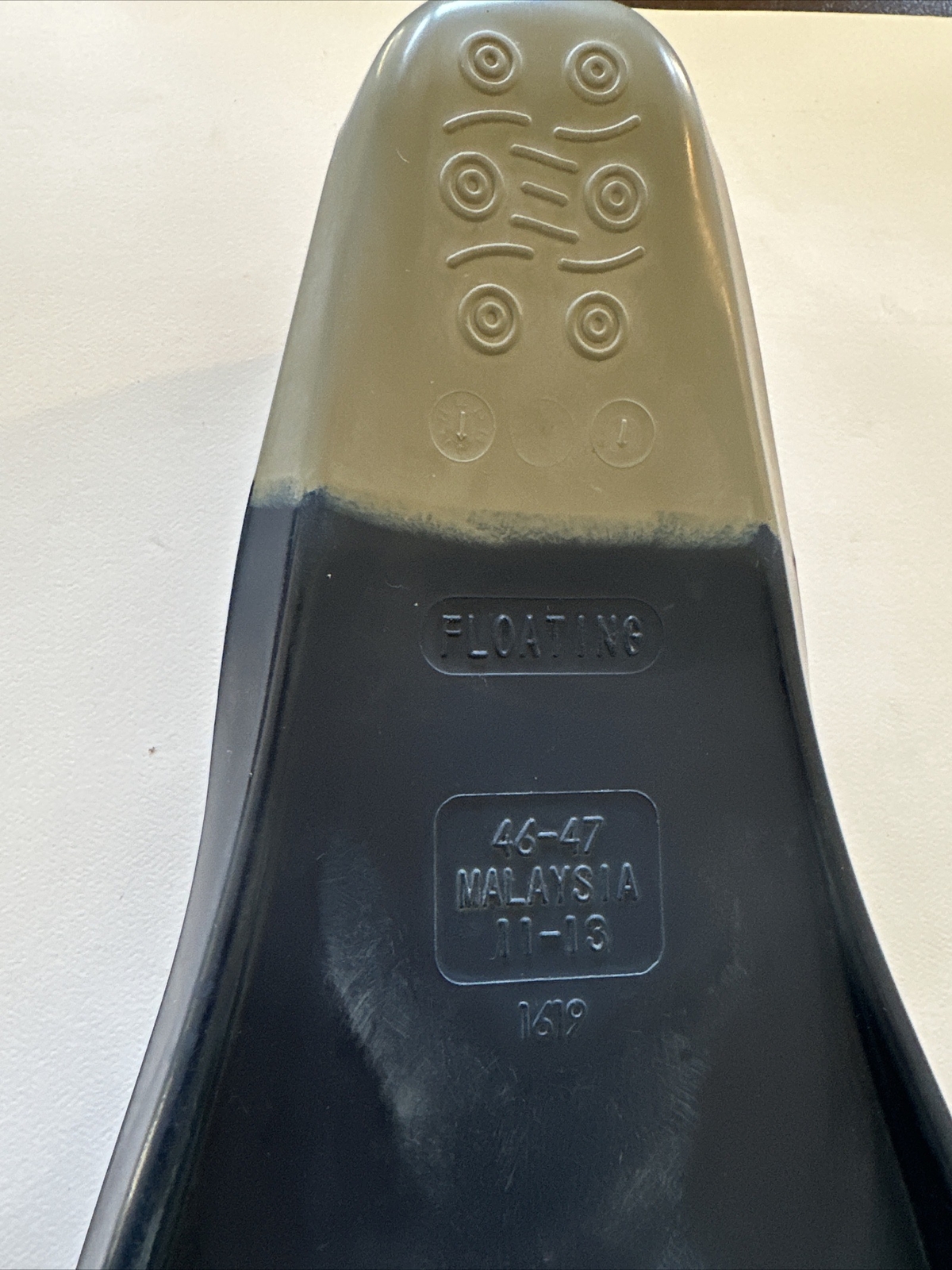 Vintage Blue/Gray Kiefer Scuba Fins 1619 Size 11-13