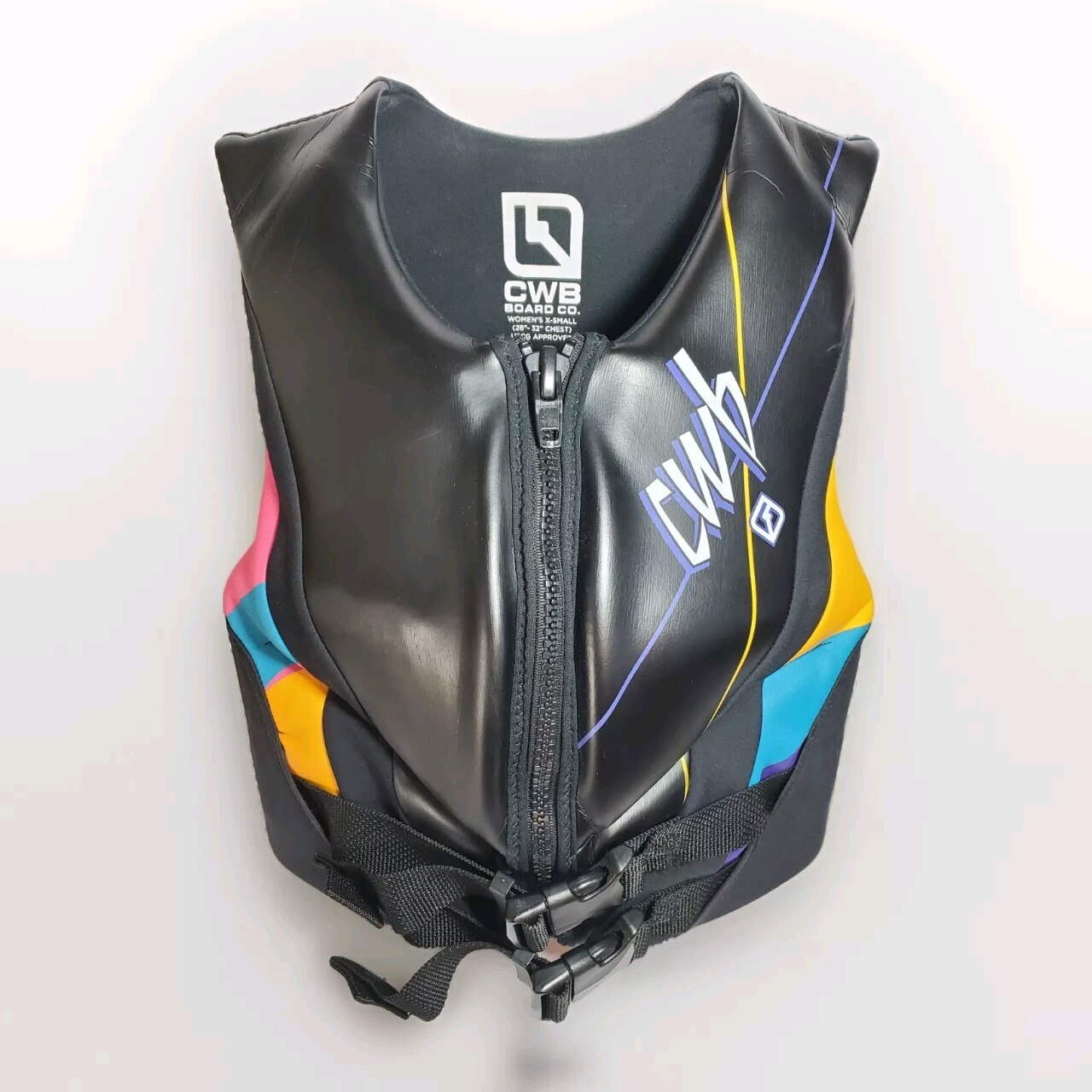 Womens CWB Connelly Classic Neoprene Vest Jacket Extra Small 28″-31″ Over 90 Lbs