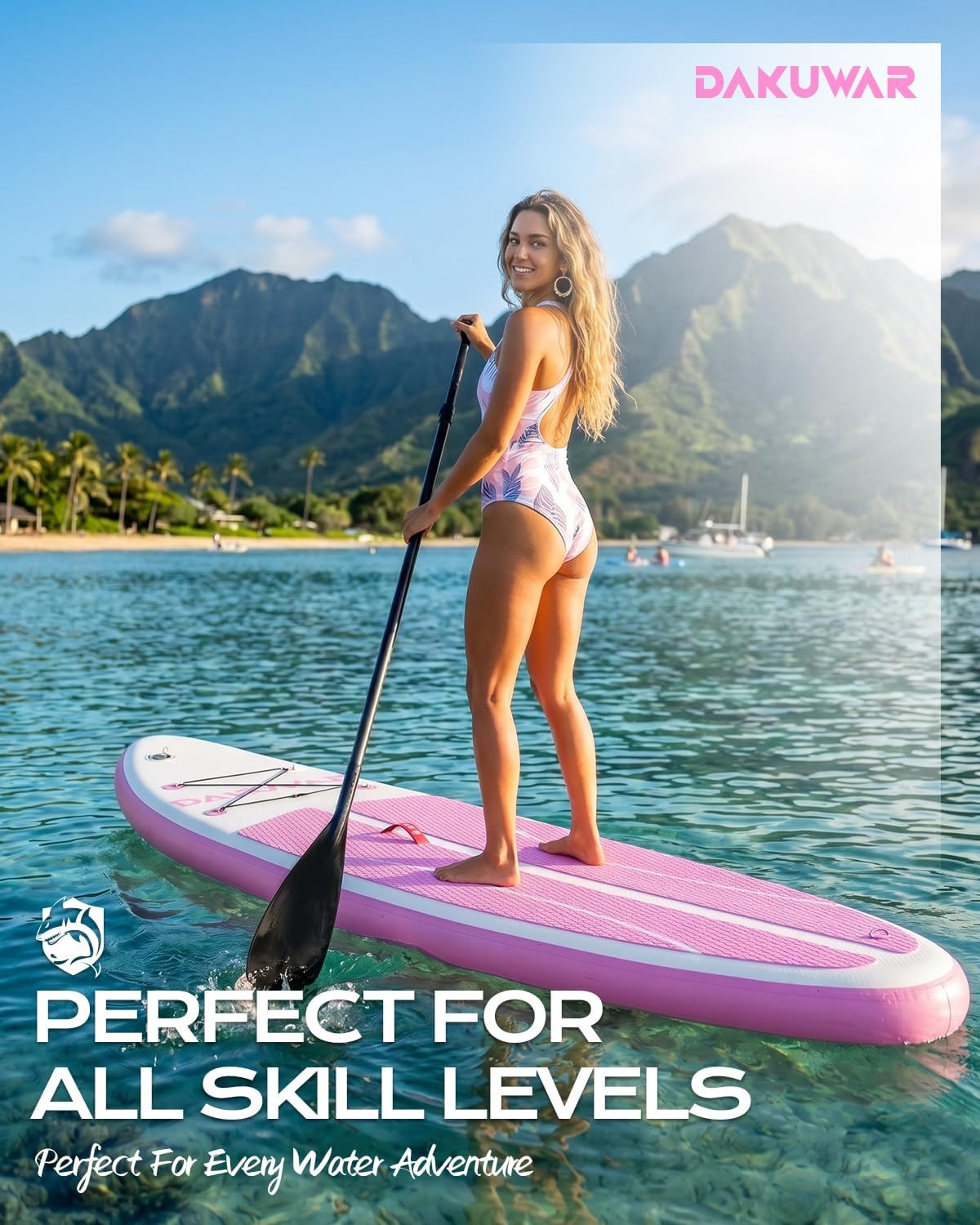 10’6″ Inflatable Paddle Board 10′ Folding Ultra-Light Stand up Paddle Board