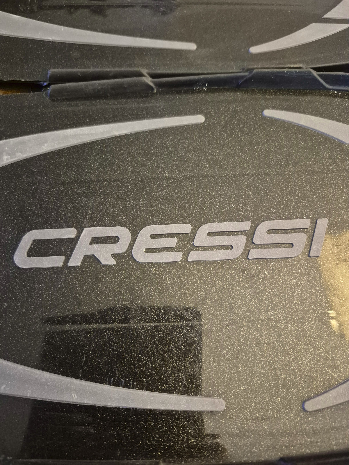 Cressi Pluma Full Foot Fins Black Silver Size 8 – 9 Taglia 41-42