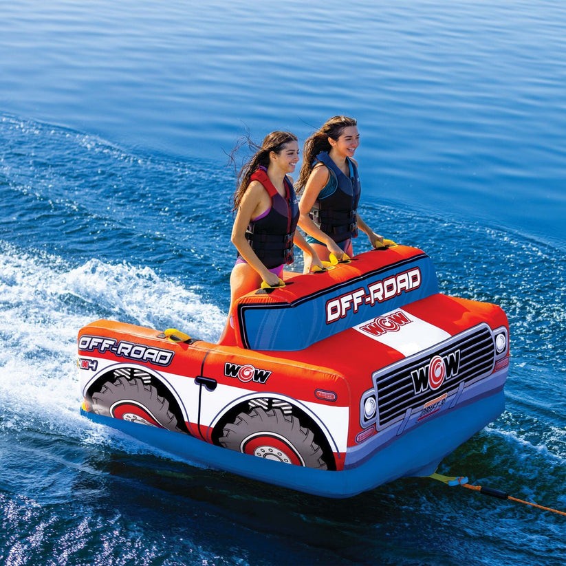 WOW SPORTS Pickup Truck Towable Tube for Boating, 1-3 Person SAMEDAYSHIPP!!!