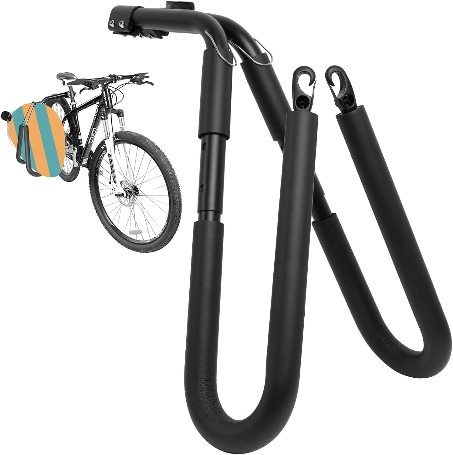 Surfboard Bike Rack Adjustable Carrier Mount for Bicycle Wakeboard Holder