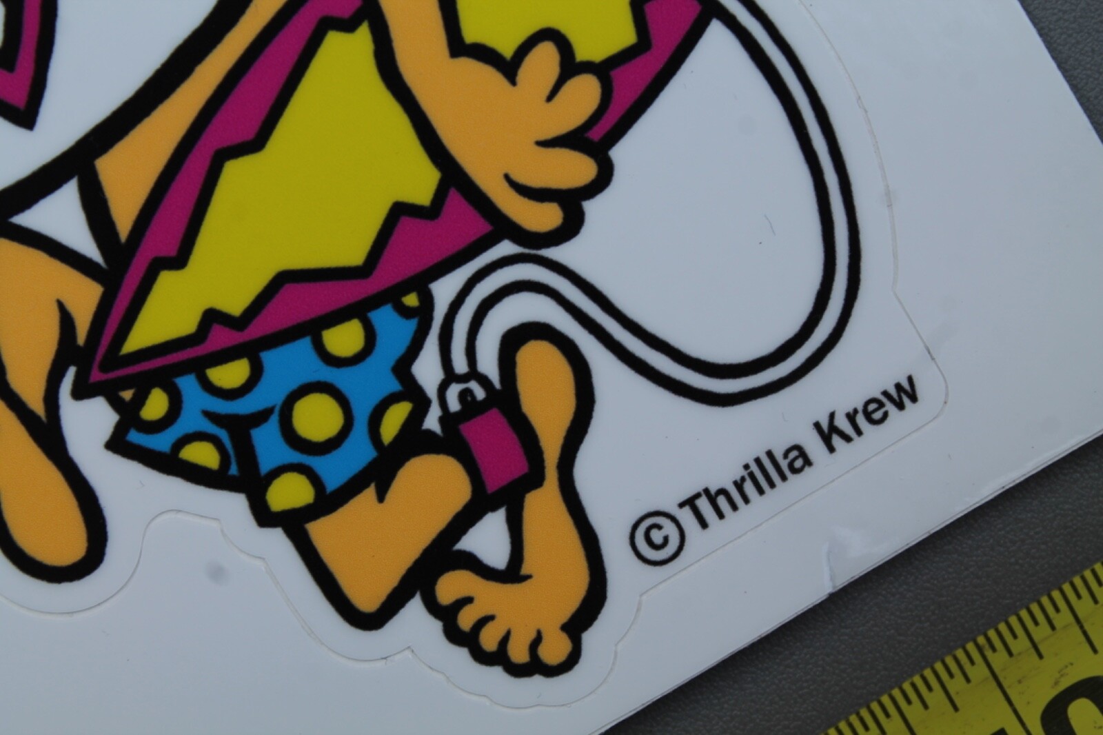 T&C Thrilla Krew Town & Country Tiki Natives Hawaii Surfing STICKER – Sheet of 3