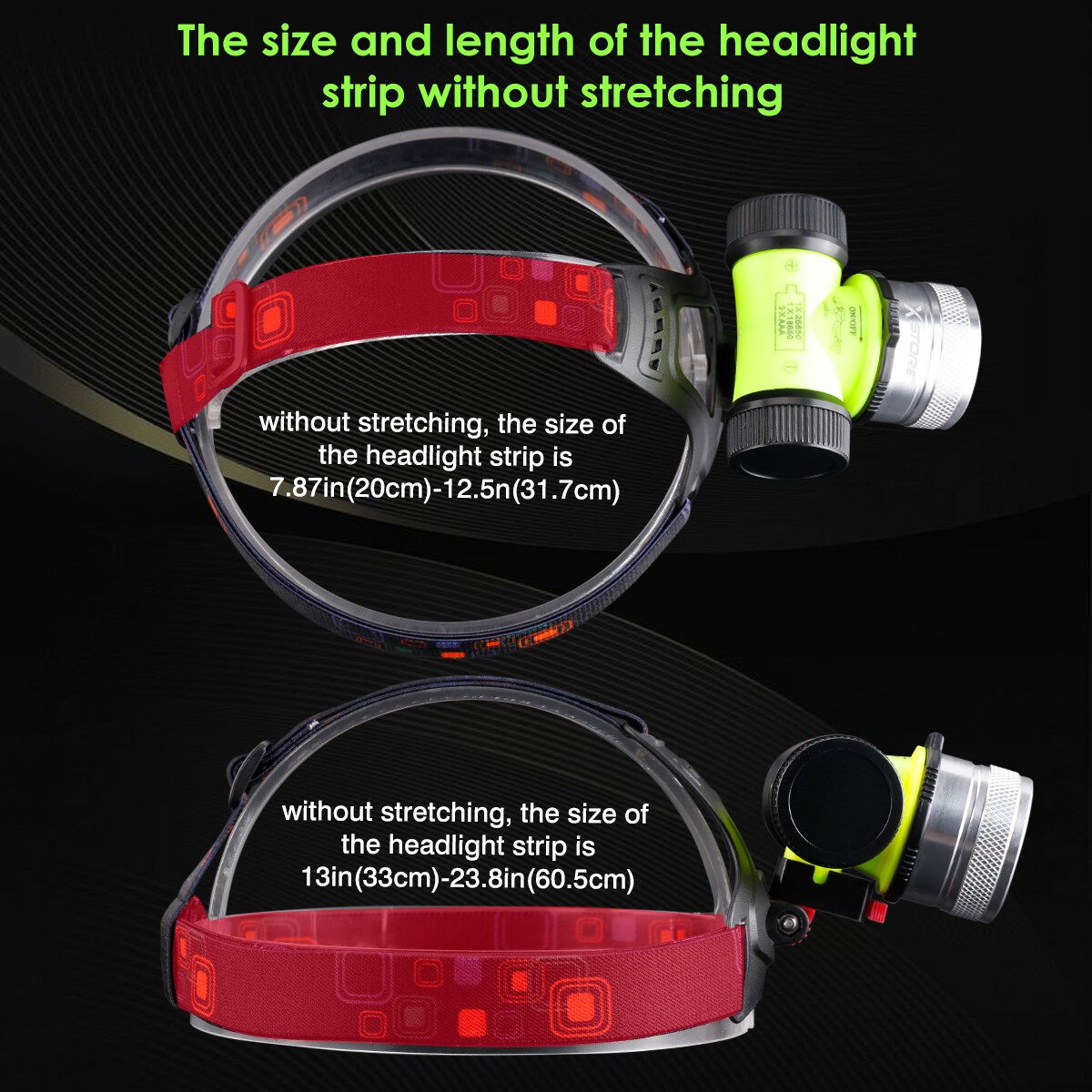 Scuba Diving LED Headlamp Underwater 262ft Waterproof Headlight Head Dive Torch