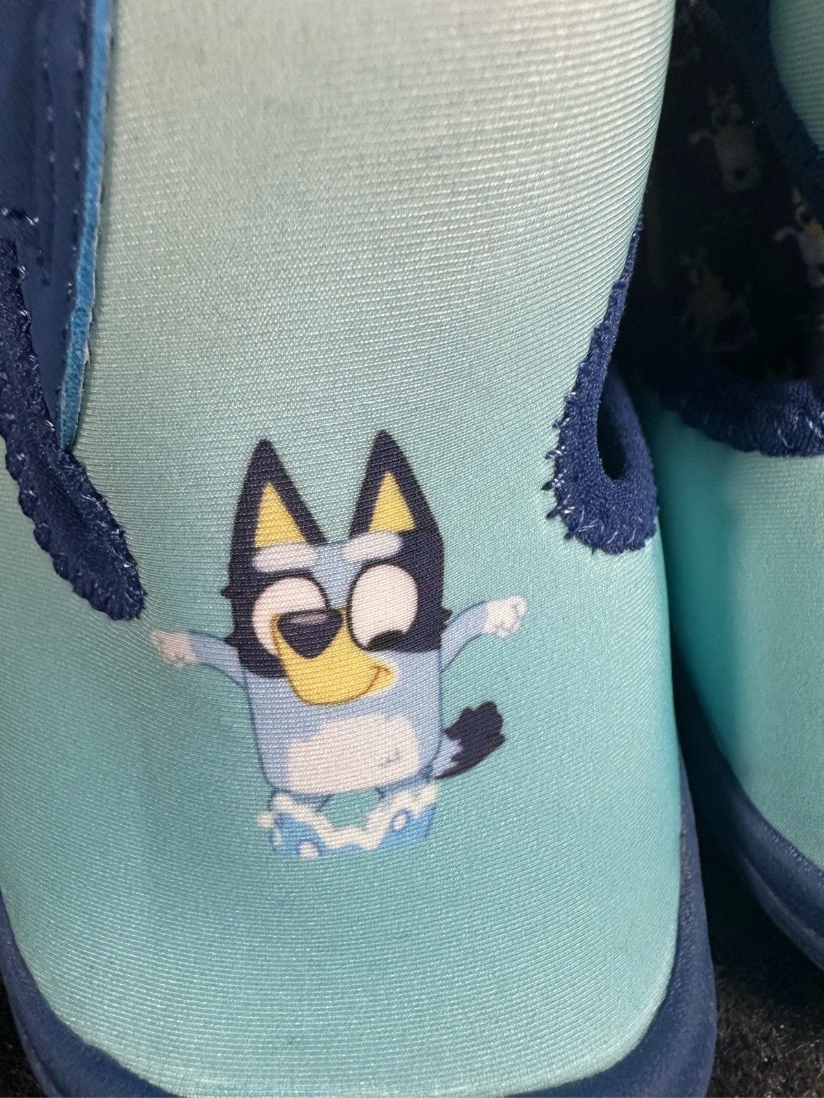 Bluey Toddler Boys Girls Water Shoes Aqua Sandals Size 13/1