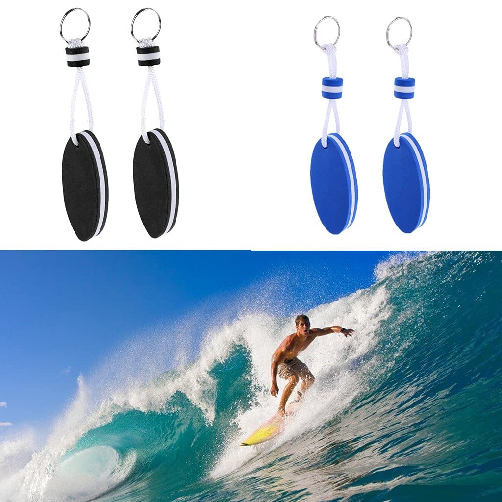 2 Pieces Floating Keychain, Float Buoy Boat Key Ring Buoyant Sports Key Chain…