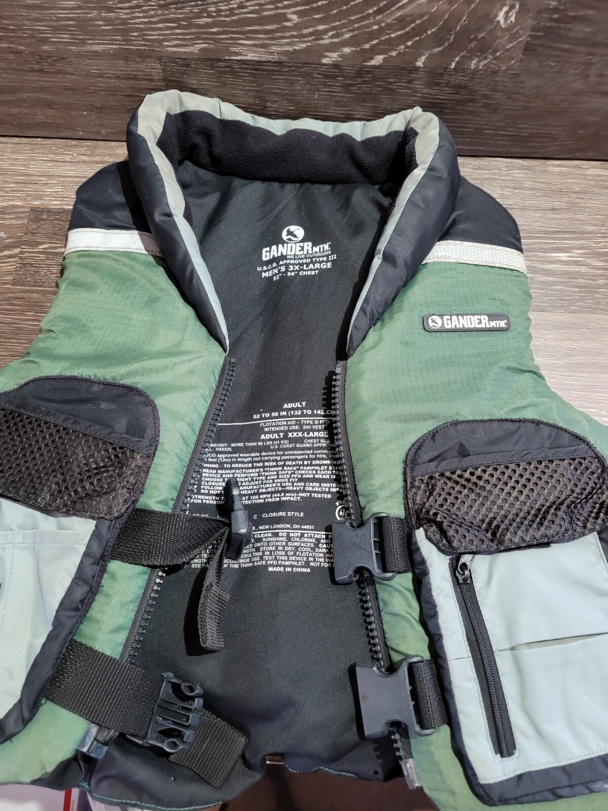Gander MountainType III PFD Adult XXX Large Life Jacket Ski Vest