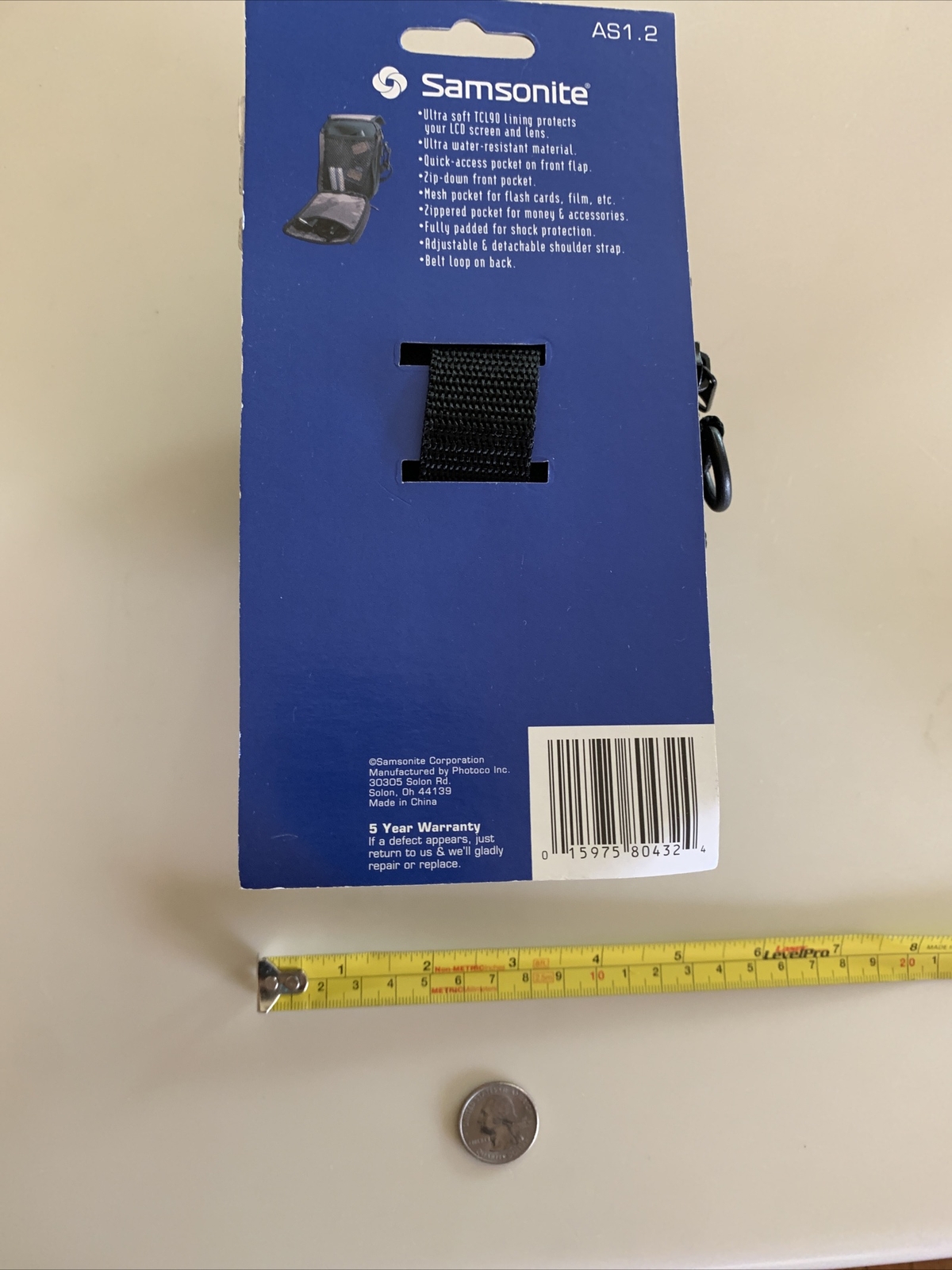 Pack 5 pocket Hip Money Samsonite AS1.2 New w/ Tags – Ships FreeFAST PRIORITY