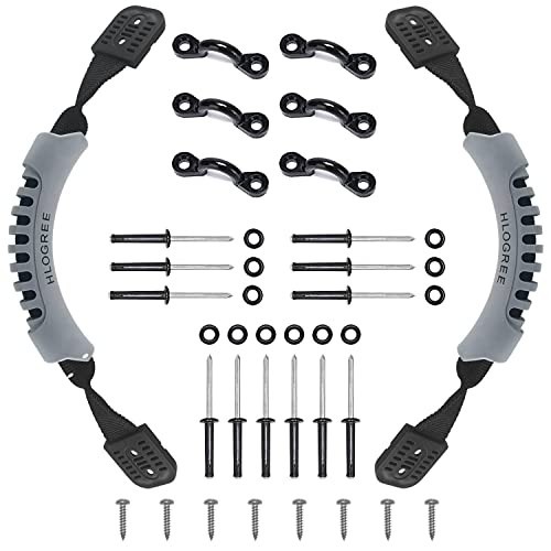 Kayak Carry Handles 2/4 Pack – Replacement Rivet Handles for Sit-On-Top Kayaks