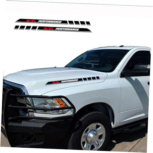 5.7L Performance Pickup Truck Engine Hood Decals Emblem for Dodge Ram style1