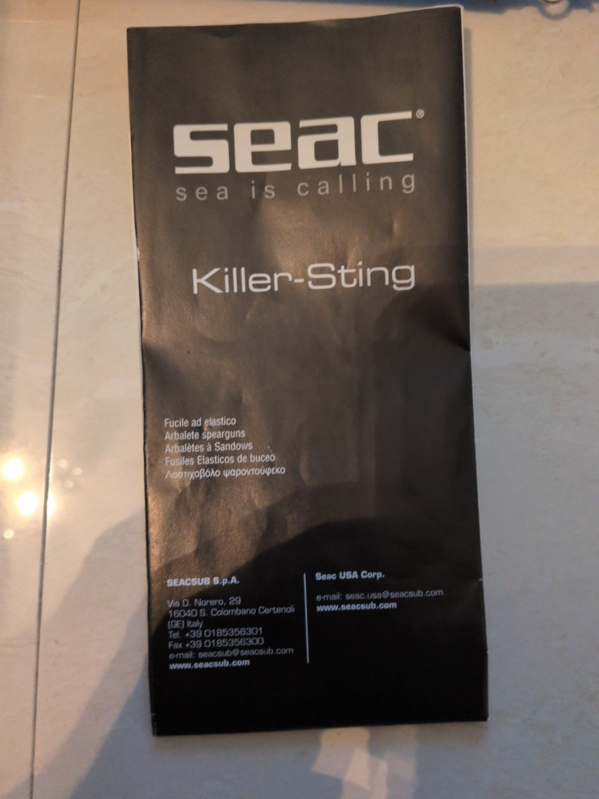 SEAC Sting Practical Versatile Well-Balanced Easy to Handle Sling Speargun