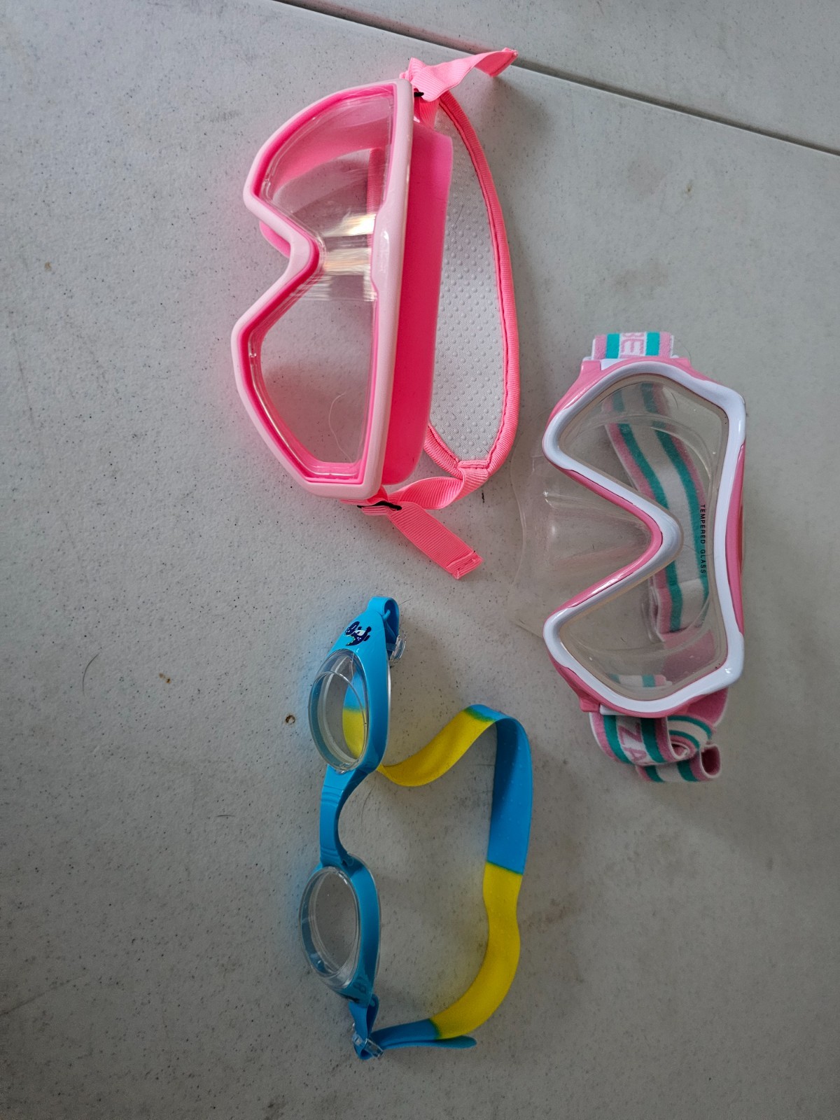 Kids Swim Goggles & Dive Mask Bundle – 3-Piece Set