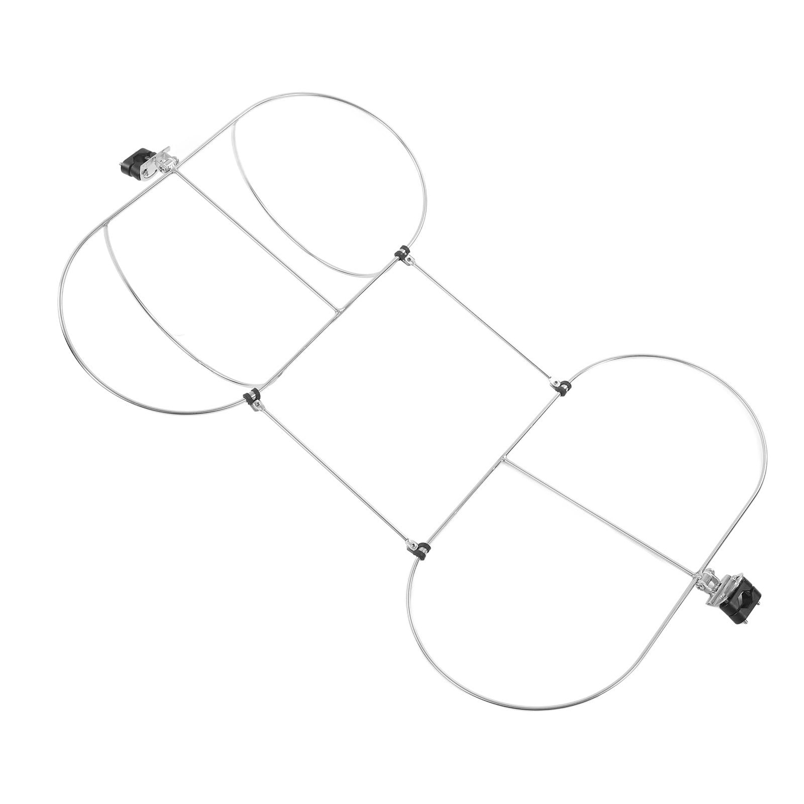Foldable Boat Fender Holder Rack 304 Stainless Steel Double Marine Mount