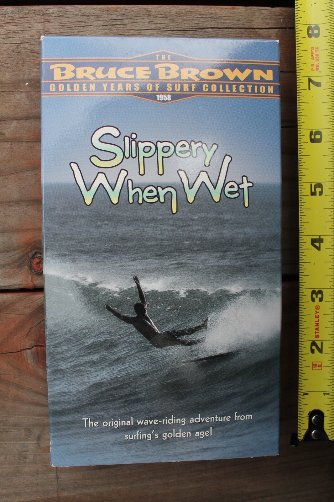 Slippery When Wet Bruce Browne 1958 Classic Vintage OG SC Surfing VHS Video Film