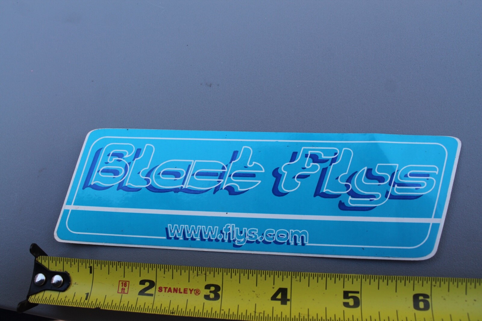 BLACK FLYS Sunglasses Eyewear Blue White OG Punk BF2 Vintage Surfing STICKER