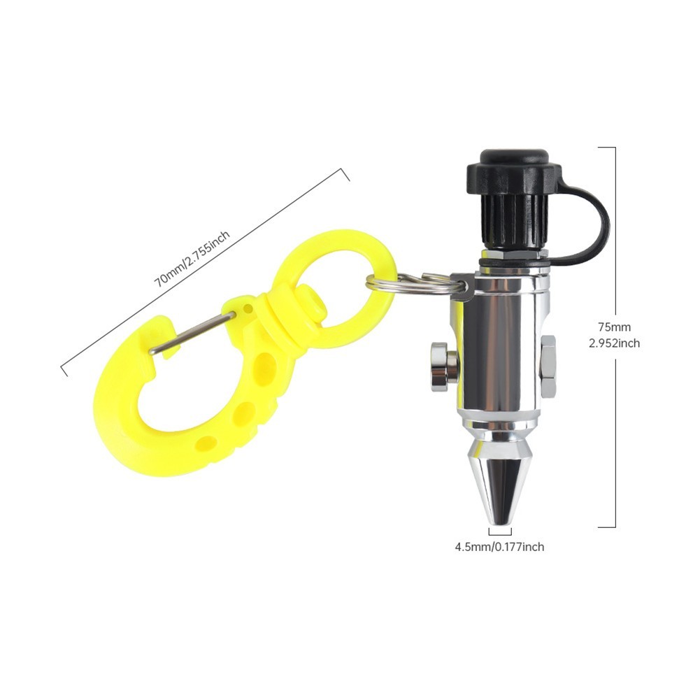 Dust Blowing Tool Air Nozzle 75mm Length 8mm Interface Functional Air Nozzle