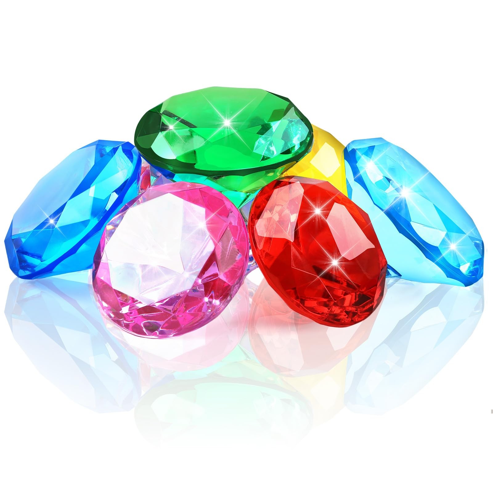 MARFOREVER 60 mm, Red Green Blue Purple Yellow Pink Transparent Light