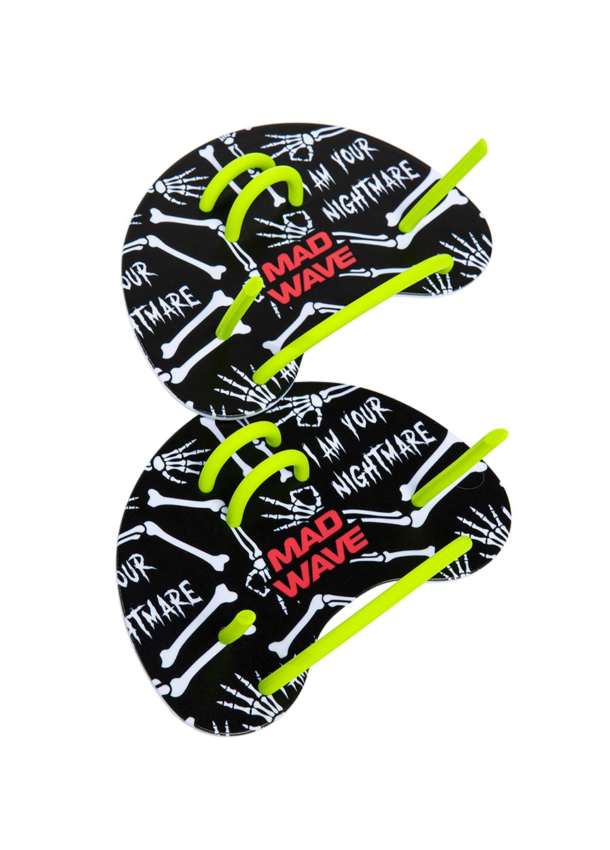 MAD WAVE – PALETTE – FINGER FUN PADDLES – M074303002W – BLACK/YELLOW