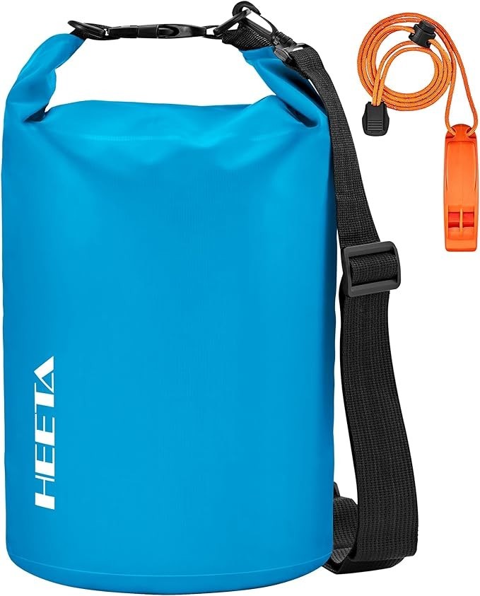 HEETA Dry Bag Waterproof for Women Men, 10L Roll Top Lightweight